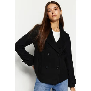 Trendyol Coat - Black - Double-breasted