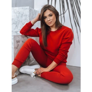 Women's tracksuit FITT red Dstreet