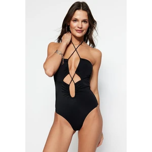 Trendyol Swimsuit - Black - Plain