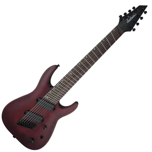 Jackson X Series Dinky Arch Top DKAF8 IL Černá-Stained Mahogany