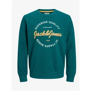 Zelená pánská mikina Jack & Jones Andy - Pánské