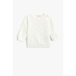 Koton Sweatshirt - Ecru - Relaxed fit