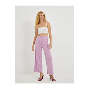 Koton Pants - Purple - Loose