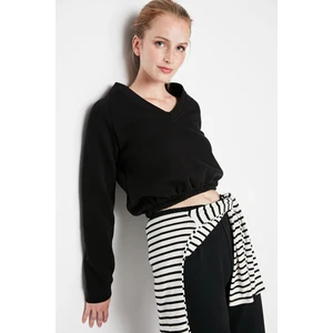 Trendyol Sweatshirt - Black - Regular fit