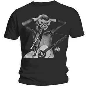 David Bowie Acoustics Grafic-Negru L Tricou cu temă muzicală