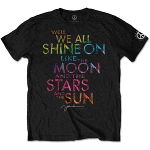 John Lennon T-Shirt Shine On Grafik-Schwarz 2XL