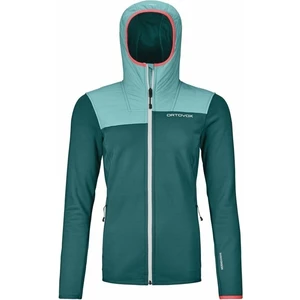 Ortovox Fleece Plus Hoody W Pacific Green XS Bluza outdoorowa