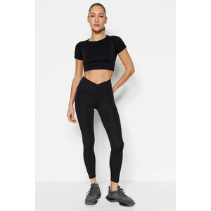 Leggings da donna Trendyol THMSS23TY00014/Black