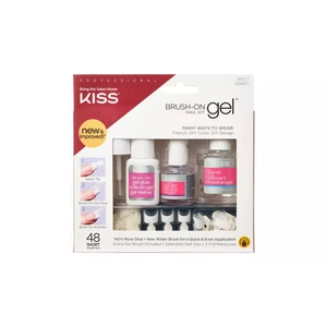 KISS Sada na gelové nehty Brush-On Gel Nail Kit