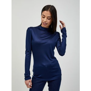 Dark Blue Long Sleeve T-Shirt ORSAY - Women