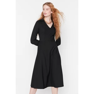 Trendyol Black Collar Detailed Dress