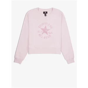 Light Pink Women's Sweatshirt Converse - Women