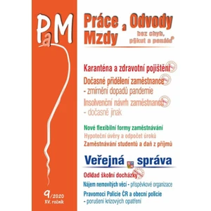 Práce a mzdy 9/2020 Karanténa a zdravotní pojištění - Ladislav Jouza