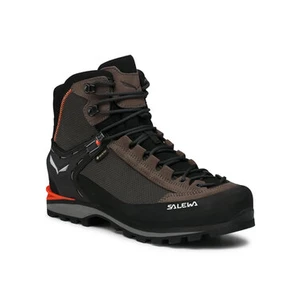 Trekingová obuv SALEWA - Ms Crow Gtx GORE-TEX 7512 Wallnut/Fluo Orange