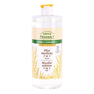 Green Pharmacy Face Care Oat micelární voda 3 v 1 500 ml