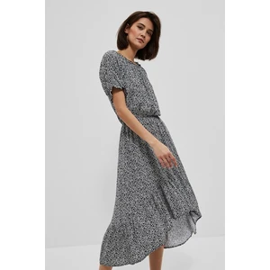 Patterned viscose dress