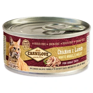 CARNILOVE cat konz. ADULT CHICKEN/lamb - 100g