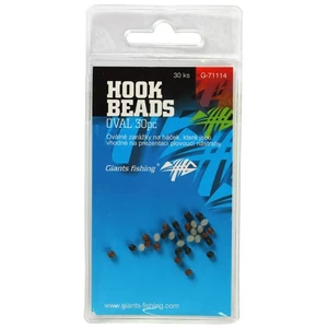 Giants fishing zarážka na háčik hook beads oval 30 ks