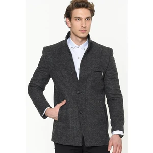 PLT8359 DEWBERRY MEN's COAT-PATTERNED GREY