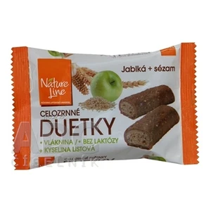 DUETKY celozrnné sušienky s jablkami a sézamom 1x50 g