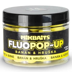 Mikbaits plovoucí boilie fluo banán hruška 150 ml - 14 mm