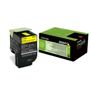 Lexmark 80C2HYE, yellow, 3000 str., CX410/510 originálny toner