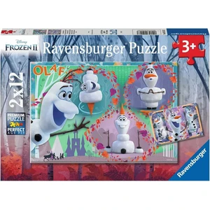 Ravensburger Puzzle Disney Ledové království 2 Olaf 2 x 12 dílů