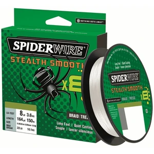 Spiderwire splietaná šnúra stealth smooth 8 priehľadná 150 m - 0,19 mm 18 kg