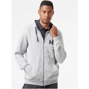 Helly Hansen HH Logo Full Zip Hoodie Grey Melange L