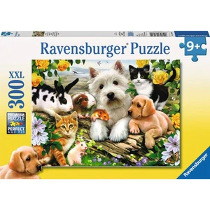 Ravensburger Puzzle Veselé priateľstvo zvierat 300 dielikov