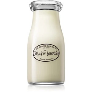 Milkhouse Candle Co. Creamery Citrus & Lavender vonná svíčka Milkbottle 227 g