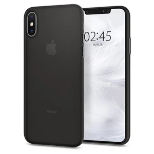 Tok Spigen Air Skin Apple iPhone XS/X, fekete