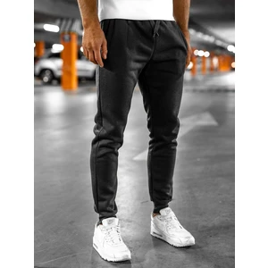 Pantaloni de trening bărbați negri Bolf XW01-A