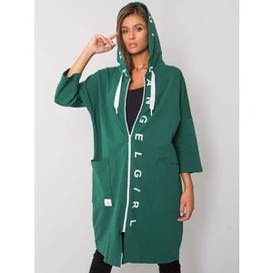 Dark green zip hoodie