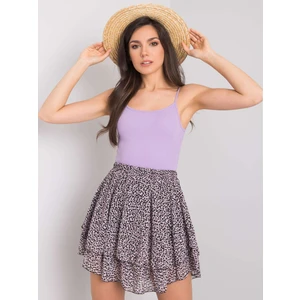 RUE PARIS Basic purple top