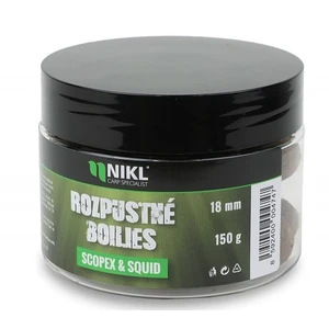 Nikl rozpustné boilies scopex & squid 150 g - 18 mm