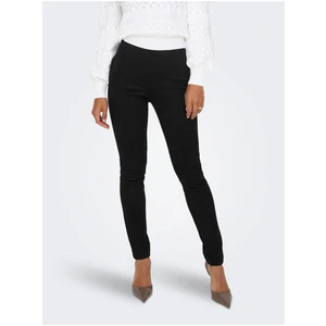 Black women's trousers in suede finish ONLY Jo - Women