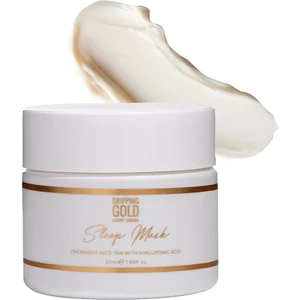 Dripping Gold Sleep Mask samoolaľovacia nočná maska na tvár odtieň Medium/Dark 50 ml