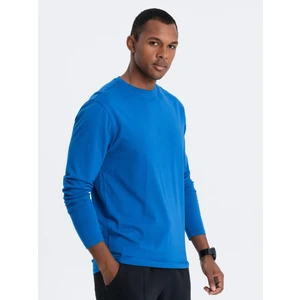 Ombre Men's unprinted longsleeve - blue