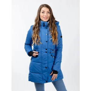 Women's quilted jacket GLANO - blue