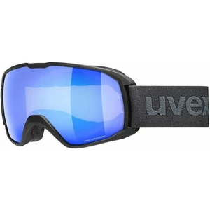 UVEX Xcitd Black Mat Mirror Blue/CV Green Occhiali da sci