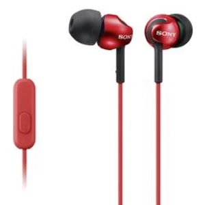 Sony MDR-EX110AP s handsfree, red