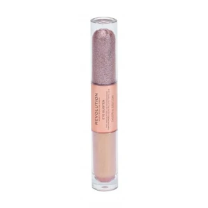 Makeup Revolution Eye Glisten tekuté očné tiene odtieň Yours Truly 2 x 2.2 ml