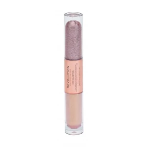 Makeup Revolution Eye Glisten tekuté oční stíny odstín Yours Truly 2 x 2.2 ml