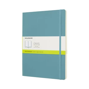 Moleskine Zápisník modrozelený XL, čistý, měkký