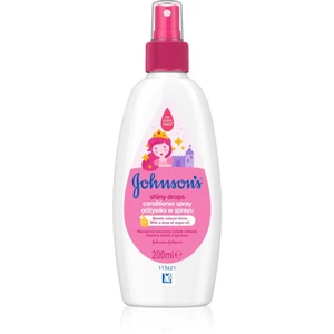 Johnson's® Shiny Drops bezoplachový kondicionér ve spreji s arganovým olejem od 18měsíců 200 ml