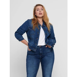 ONLY CARMAKOMA Dámska džínsová bunda CARWESPA 15224741 Medium Blue Denim XL