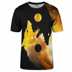 Bittersweet Paris Unisex's Yin Yang Wolf T-Shirt Tsh Bsp597