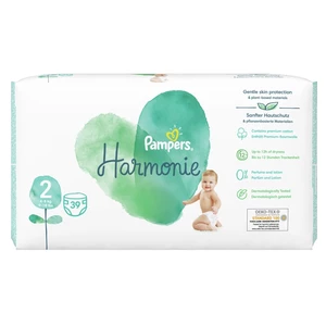 PAMPERS Harmonie Plienky jednorazové 2 (4-8 kg) 39 ks