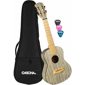 Cascha HH 2316 Bamboo Concert Ukulele Graphite